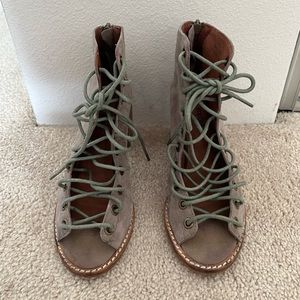 Jeffrey Campbell Lace Up boots